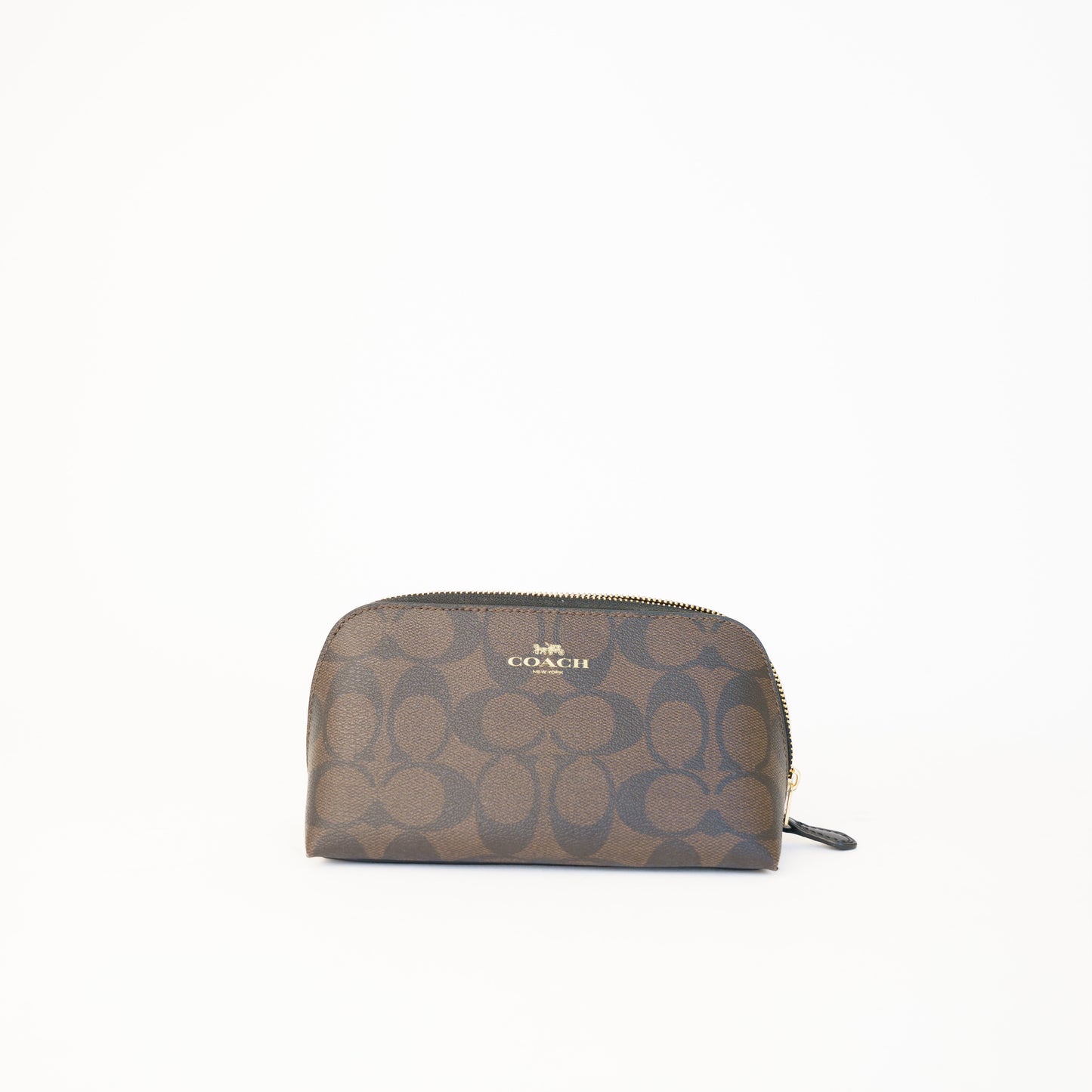 Coach Cosmetic Pouch in Black Canvas 230426A07