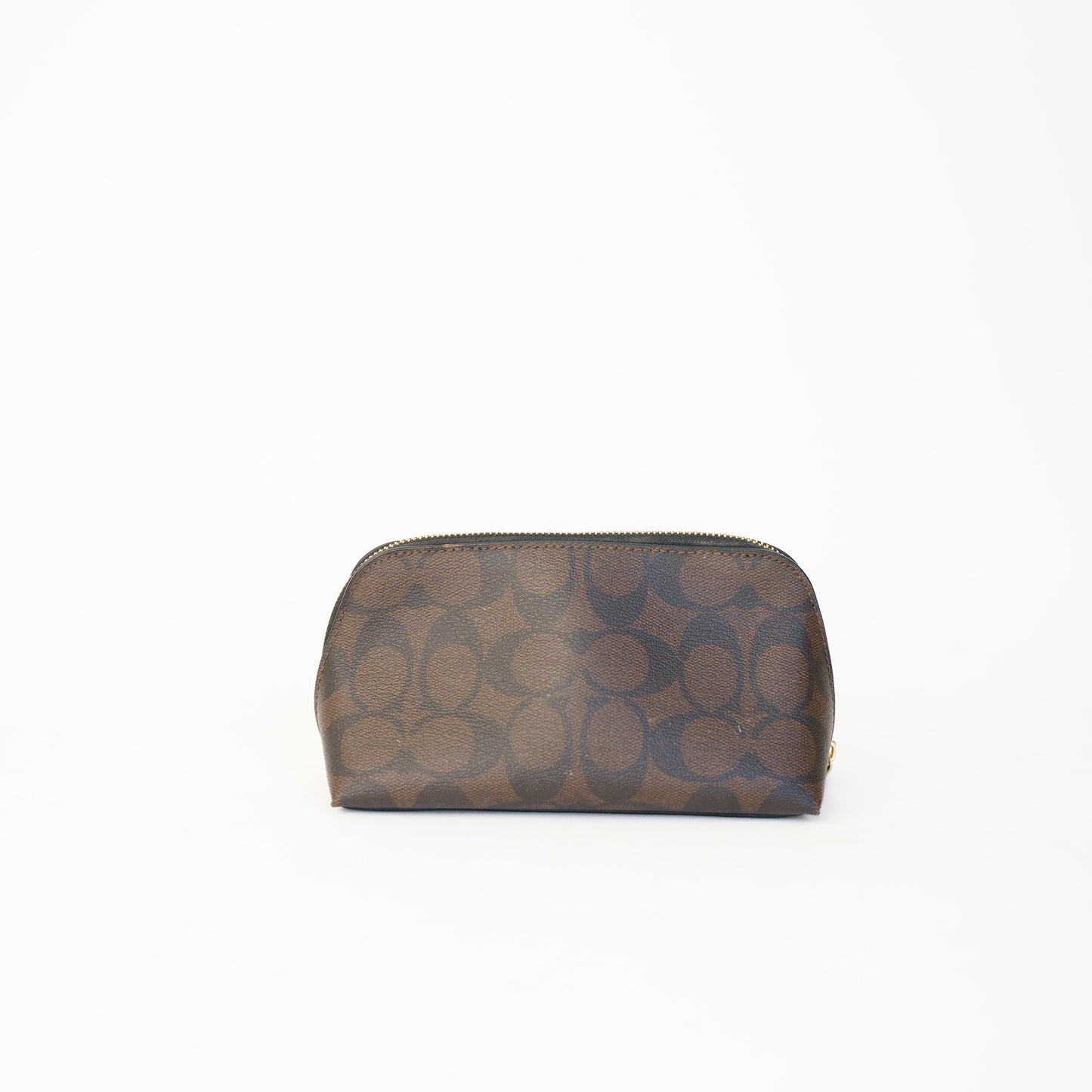 Coach Cosmetic Pouch in Black Canvas 230426A07