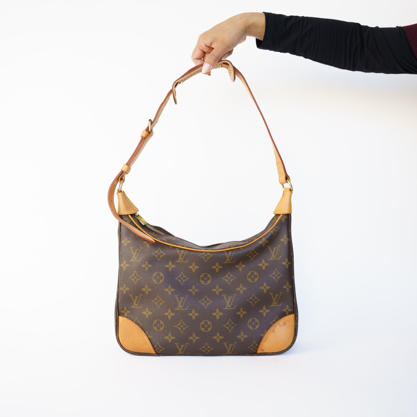 Louis Vuitton Monogram Boulogne PM Shoulder Bag 230426B05