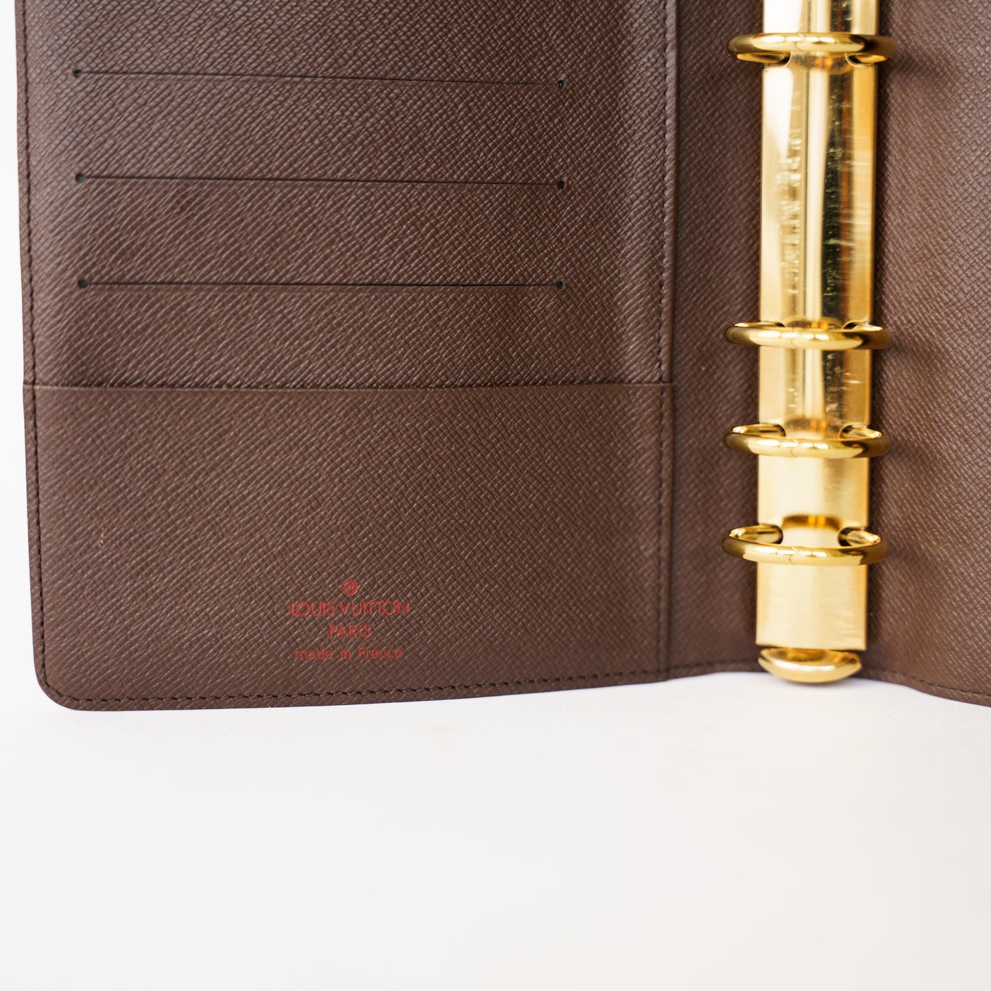 Louis Vuitton Agenda MM in Damier Ebene 260226P12