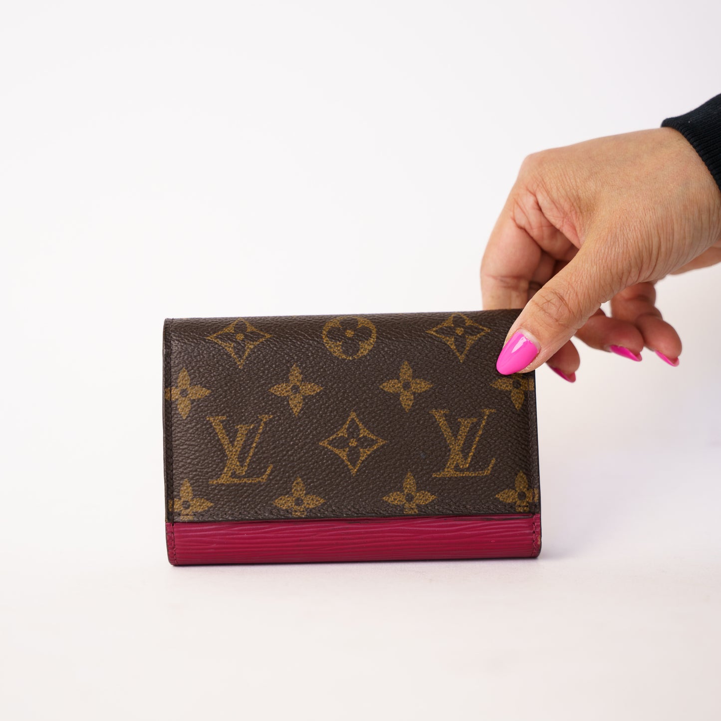 Louis Vuitton Marie Lou Compact Wallet in Monogram 999 Initials 260226G16