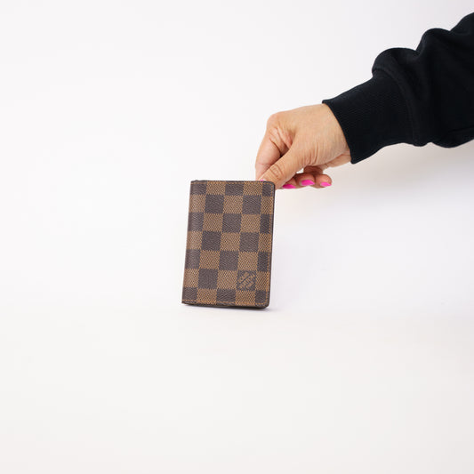 Louis Vuitton Pocket Organiser in Damier Ebene Canvas MI4079 260226BX16