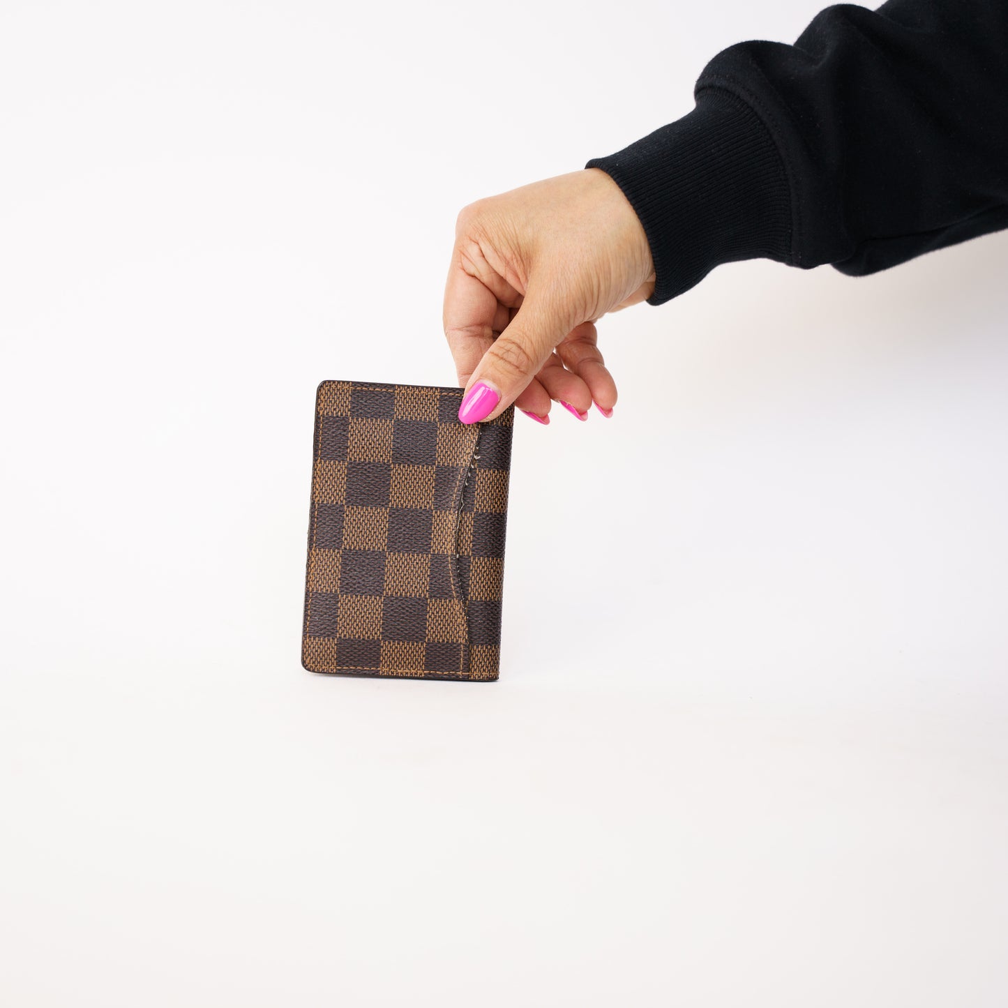 Louis Vuitton Pocket Organiser in Damier Ebene Canvas MI4079 260226BX16