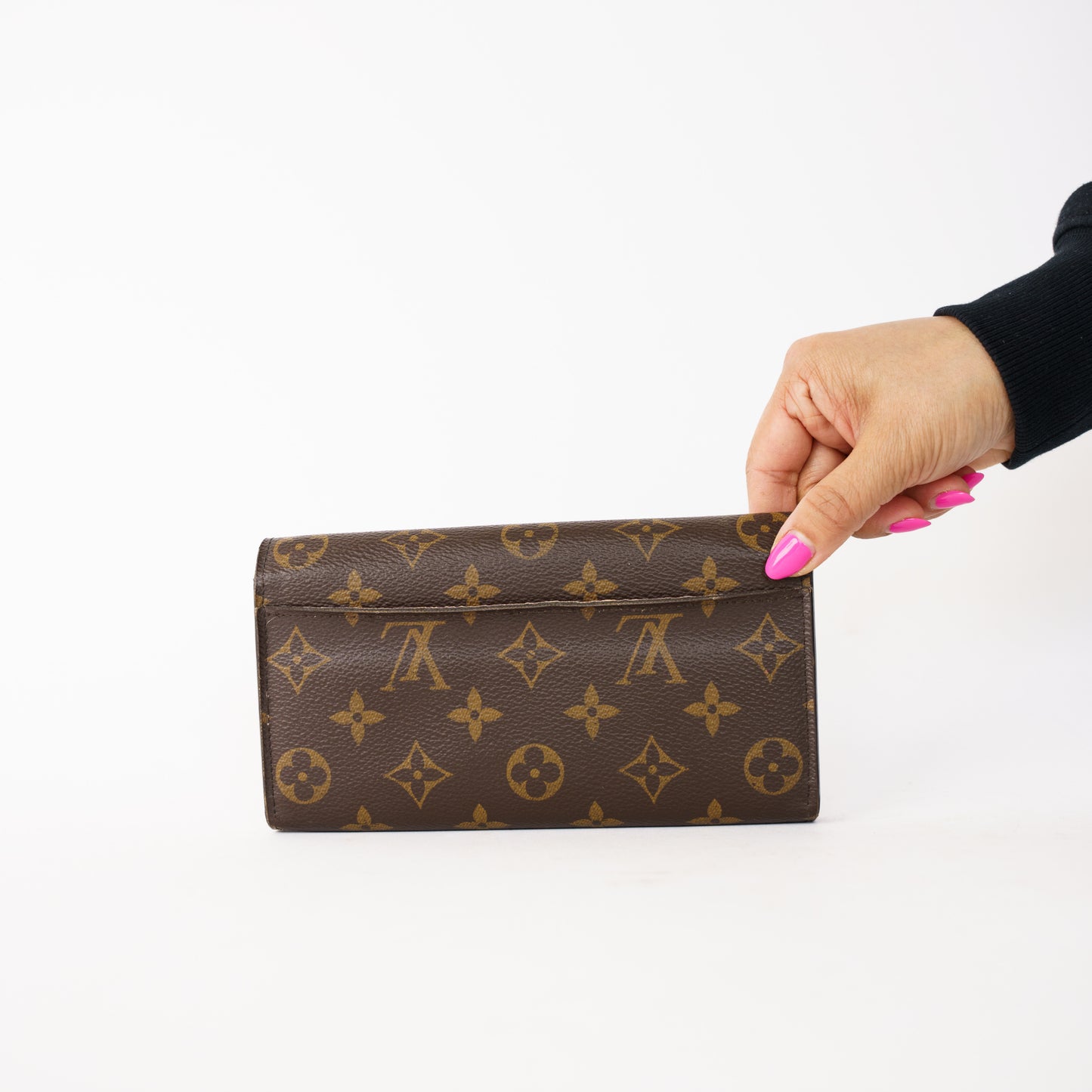 Louis Vuitton Sarah Wallet in Monogram with Rose Ballerine MI0280 260226P06
