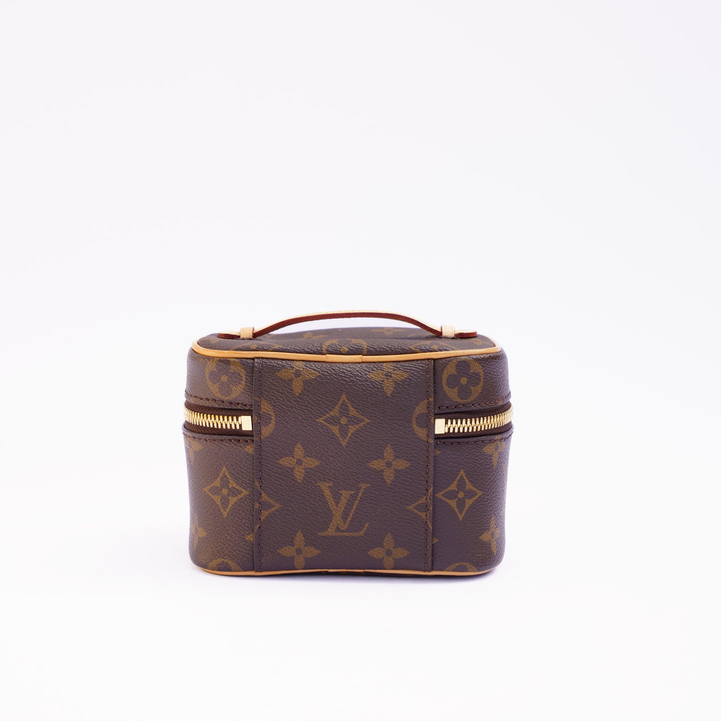 Louis Vuitton Nano Nice Monogram Canvas Cosmetic Makeup Bag 280526L13