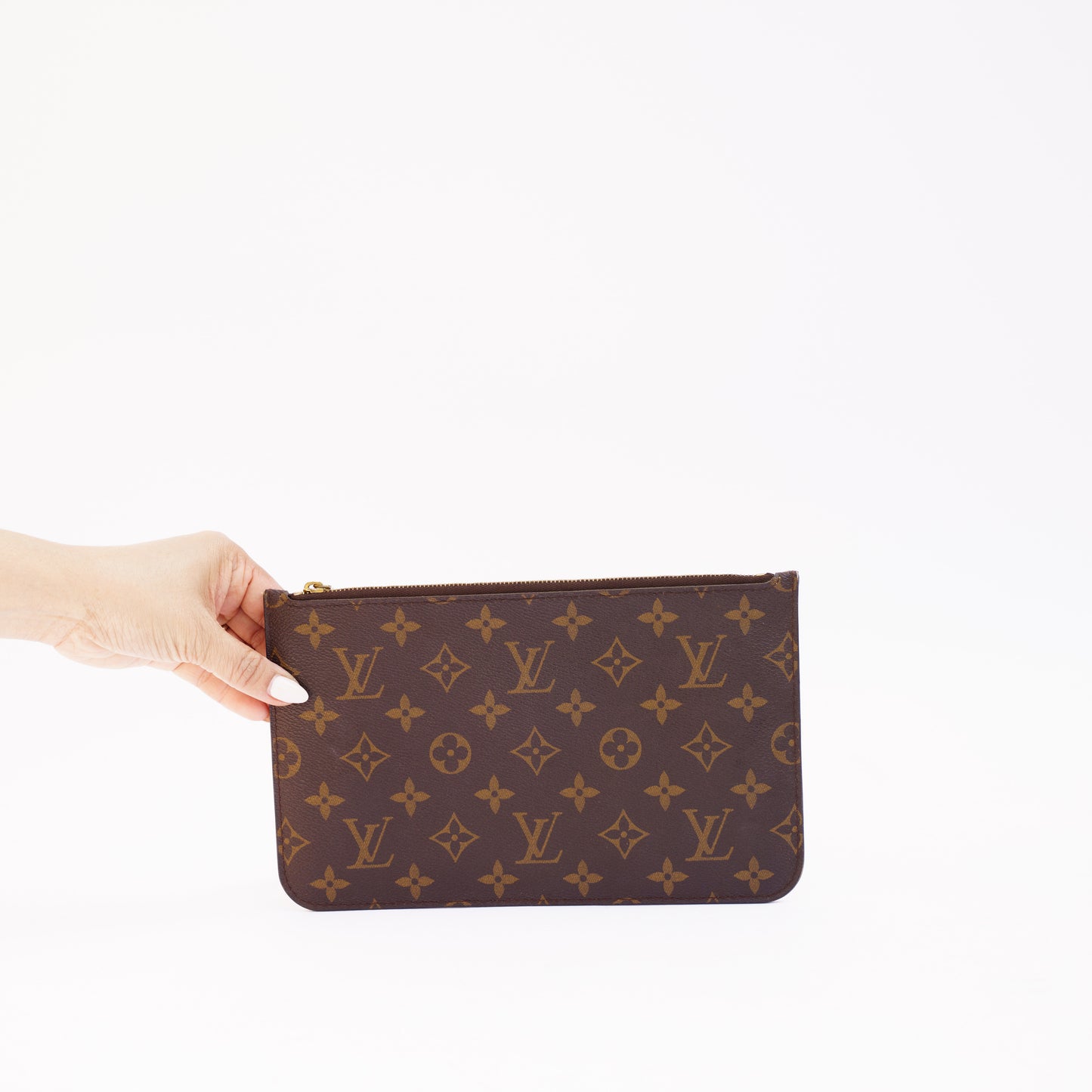 Louis Vuitton Neverfull Pouch in Beige Interior Monogram 280526L14