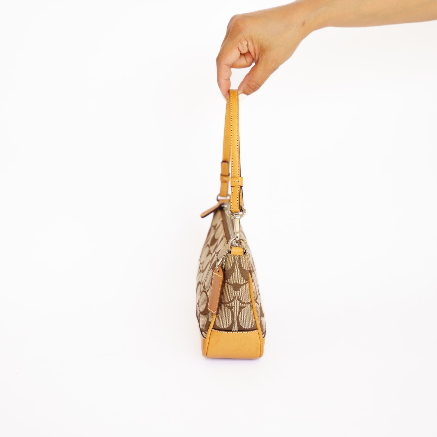 Coach Signature Canvas Demi Shoulder Bag 280526S15