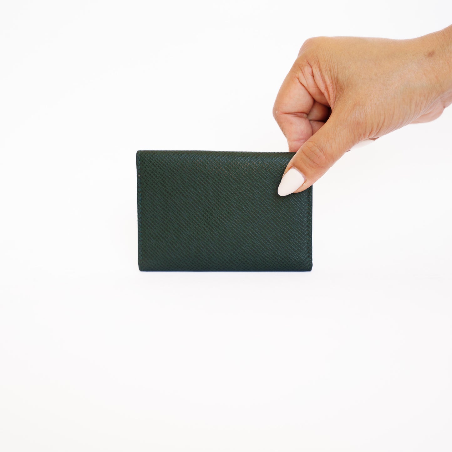 Louis Vuitton 6 Key Holder in Green Taiga Leather 280526S10
