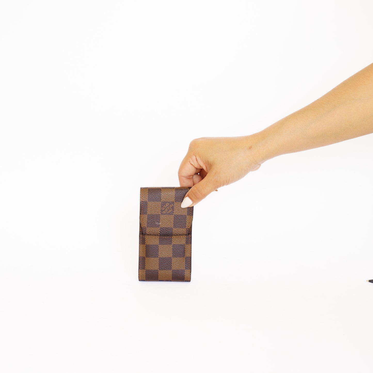 Louis Vuitton Etui Cigarette Case Tissue Holder in Damier Ebene 280526S01