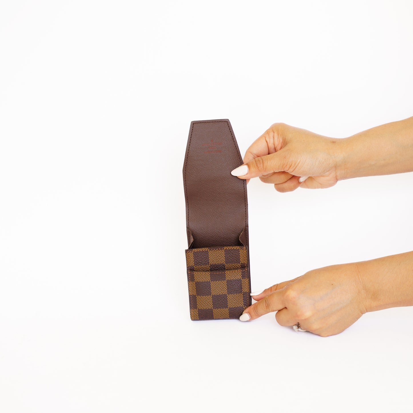 Louis Vuitton Etui Cigarette Case Tissue Holder in Damier Ebene 280526S01