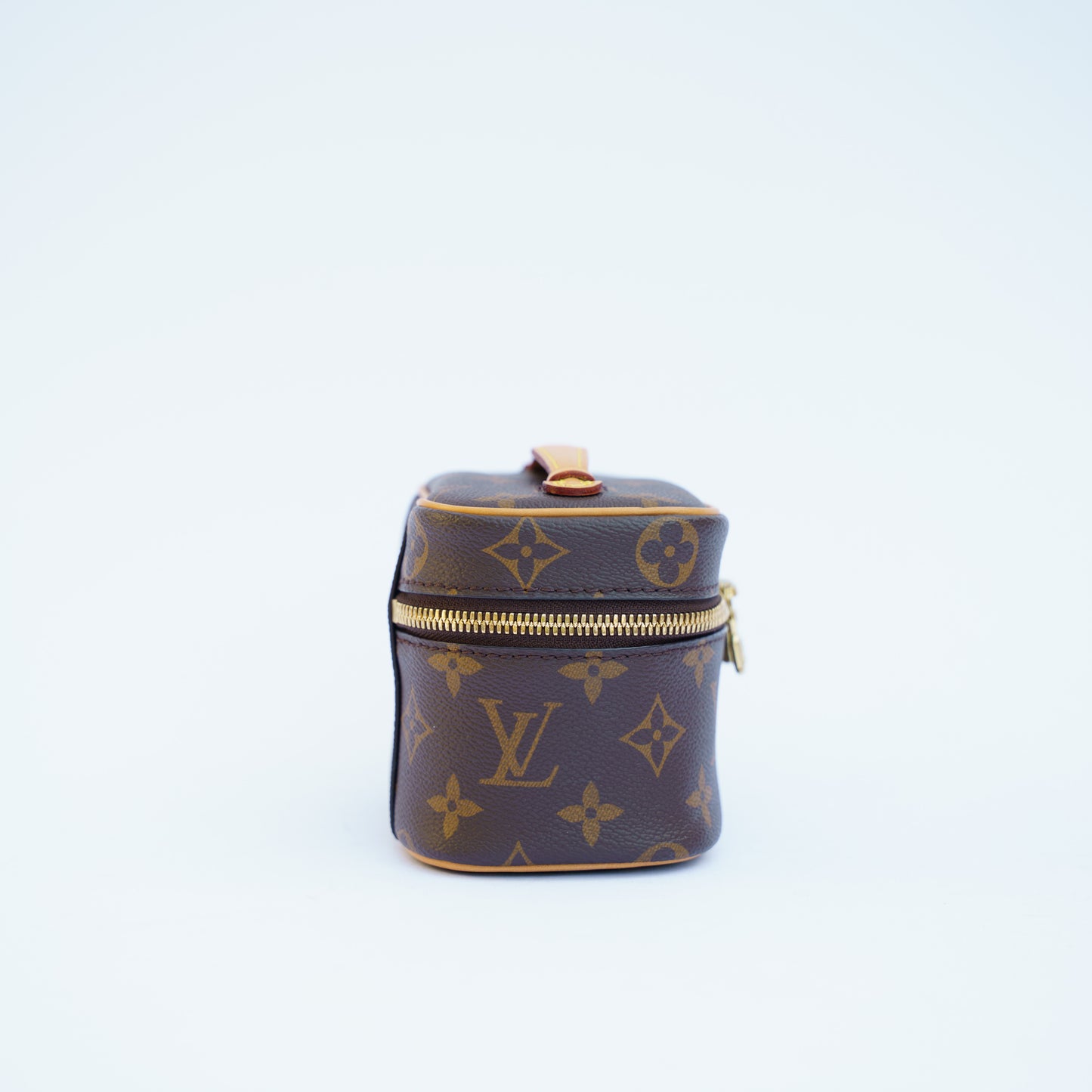 Louis Vuitton Nano Nice Monogram Canvas Cosmetic Makeup Bag 270526V22