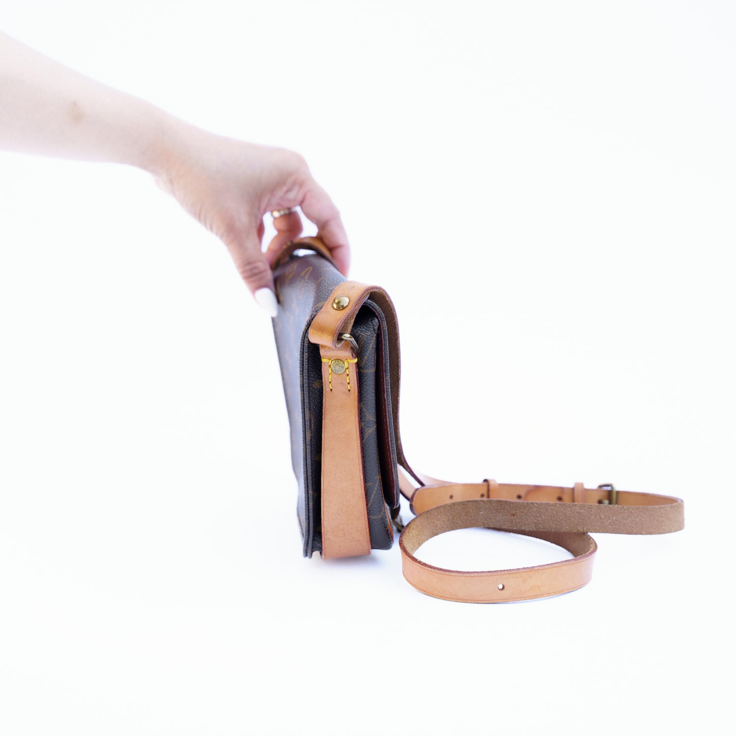 Louis Vuitton Cartouchiere PM in Monogram Crossbody 280526L03