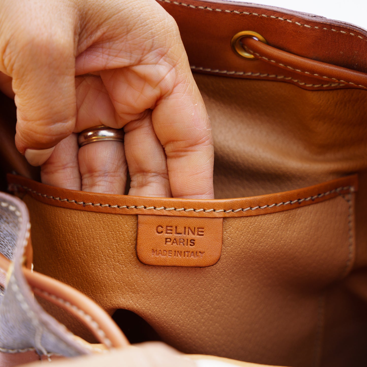Celine Brown Macadam Backpack 280526L11