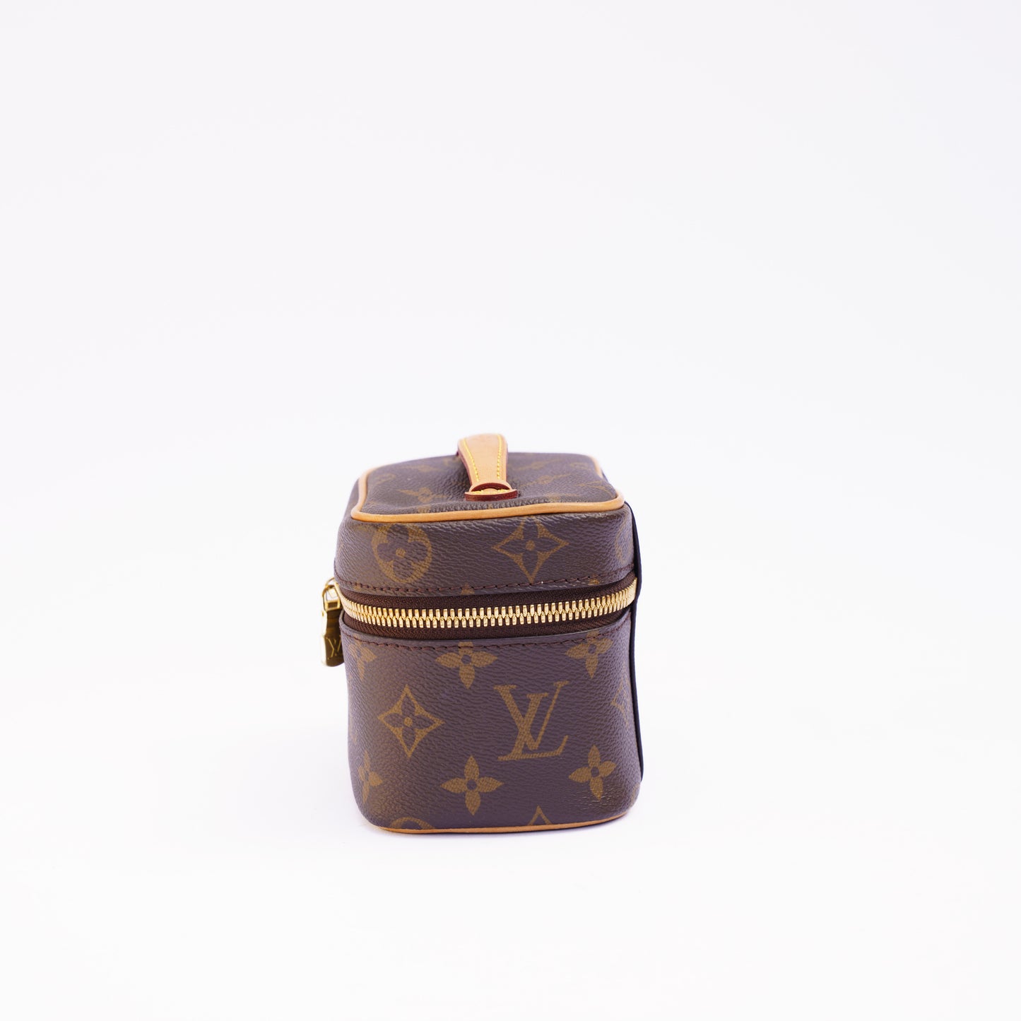 Louis Vuitton Nano Nice Monogram Canvas Cosmetic Makeup Bag 280526L13