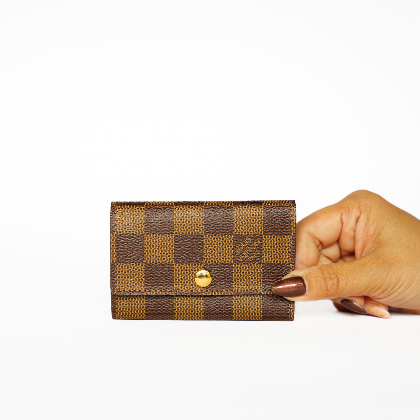 Louis Vuitton 6 Key Holder in Damier Ebene 281025B115