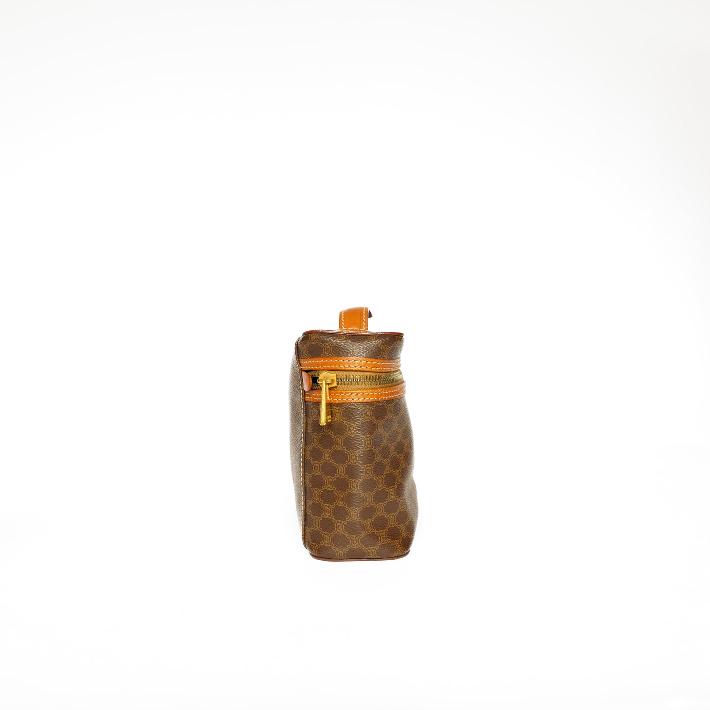 Celine Vanity Bag in Brown Macadam