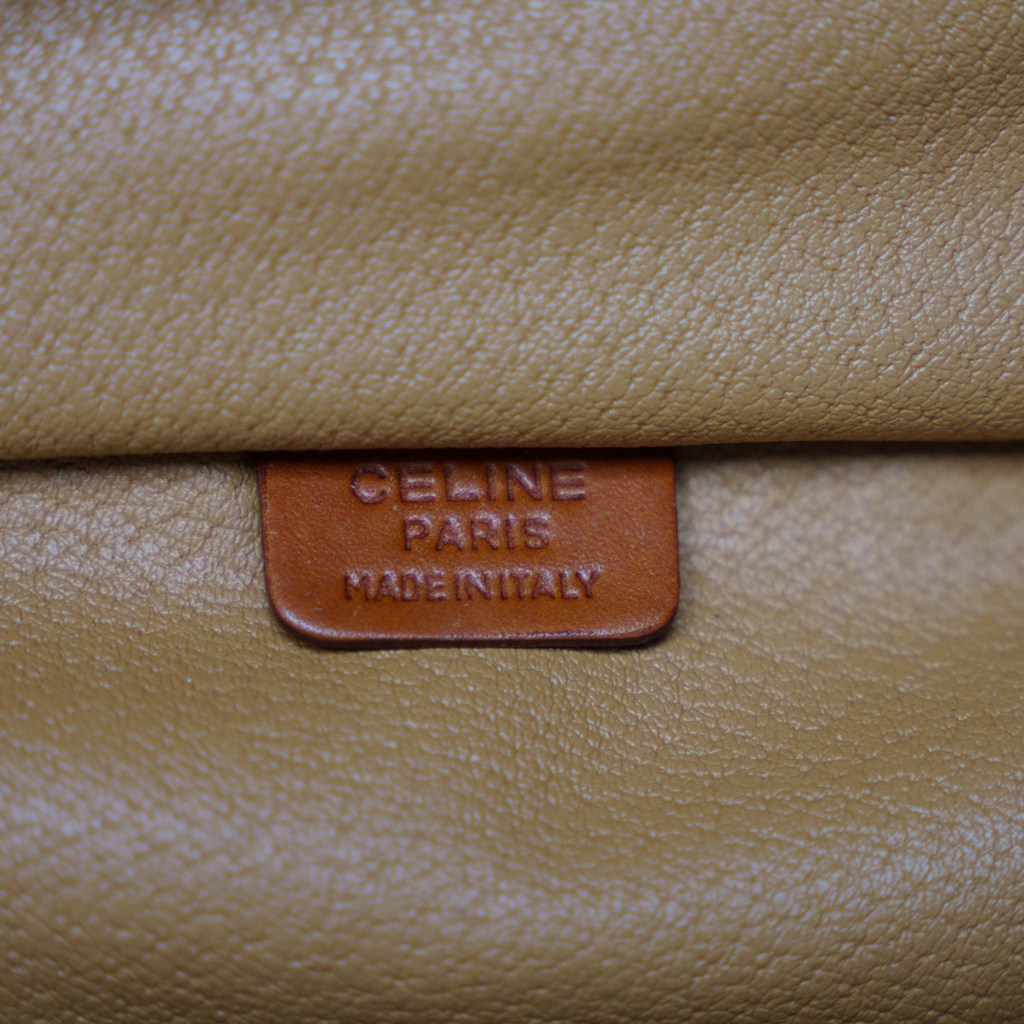 Celine Vanity Bag in Brown Macadam