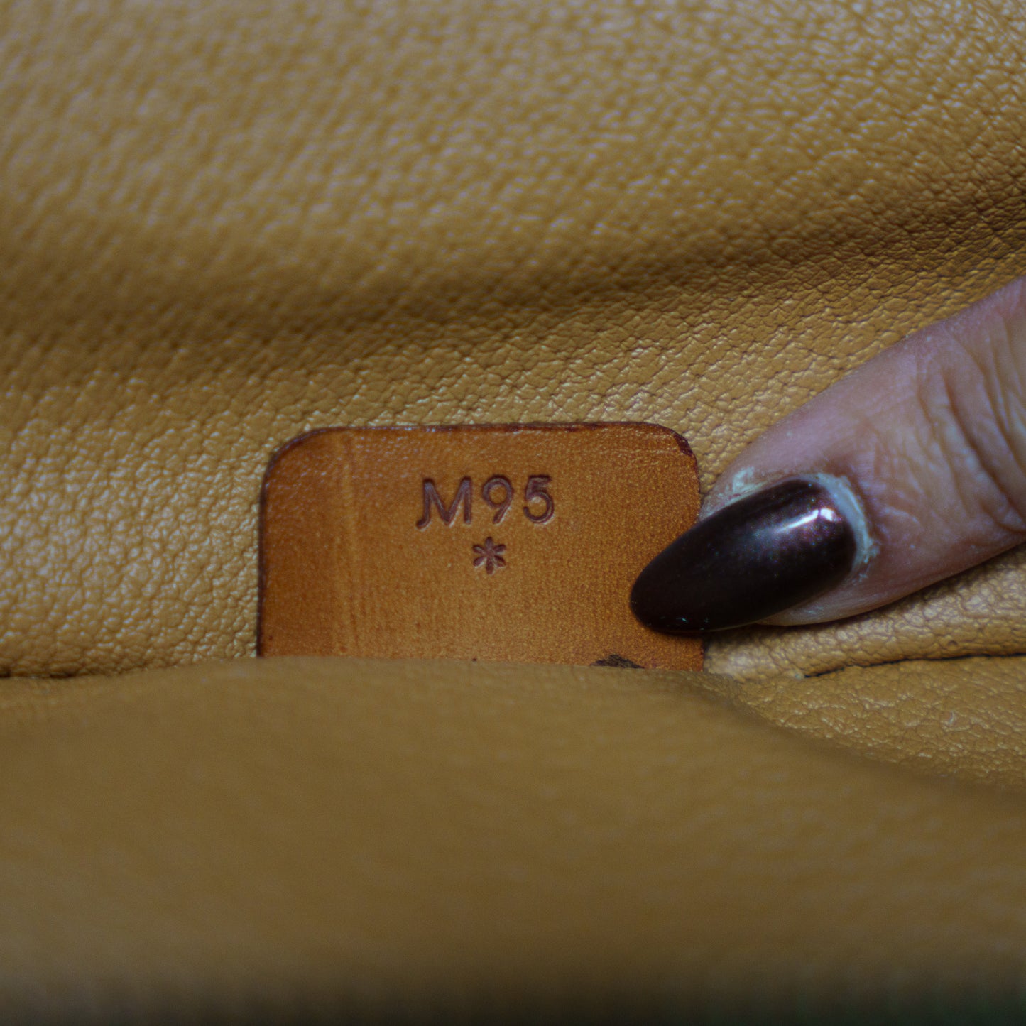 Celine Vanity Bag in Brown Macadam