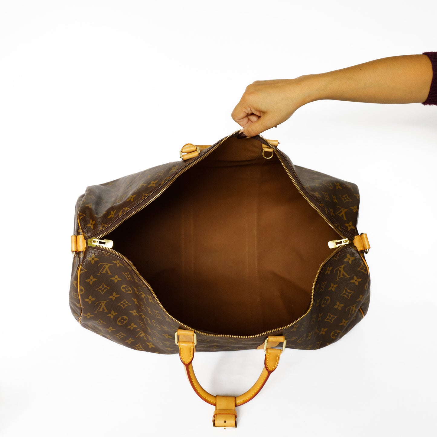 Loui Vuitton Keepall 55 Bandouliere in Monogram Canvas