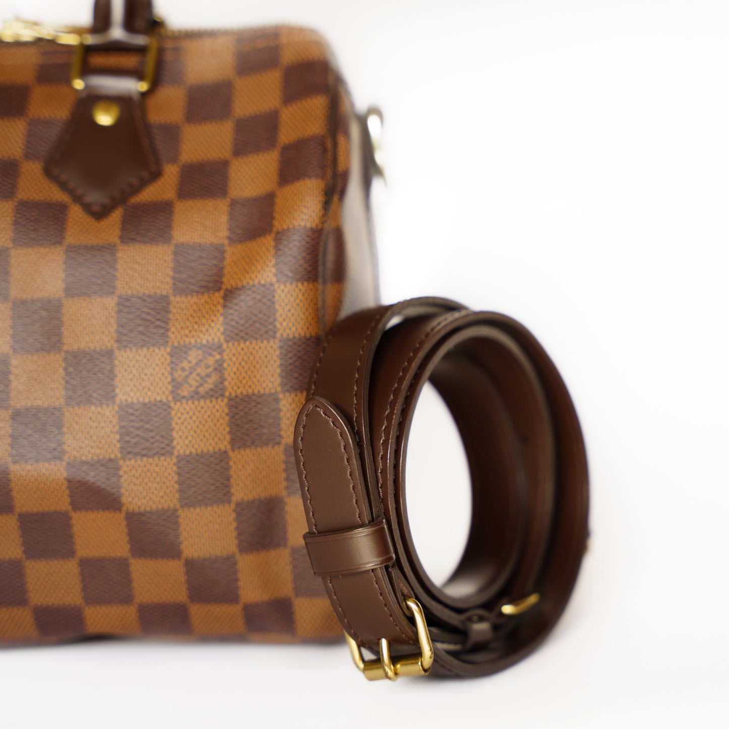 Louis Vuitton Speedy 25 Bandouliere in Damier Ebene Canvas