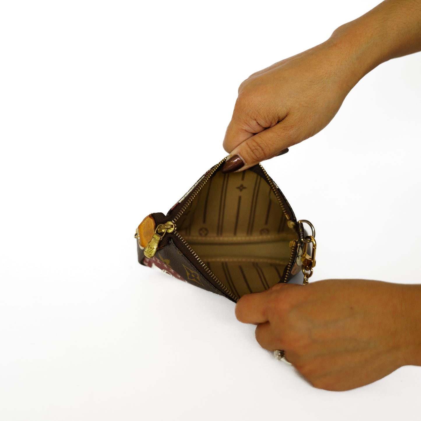 Louis Vuitton Mini Pochette Accesoires Limited Edition Monogram Patch BC2810202530