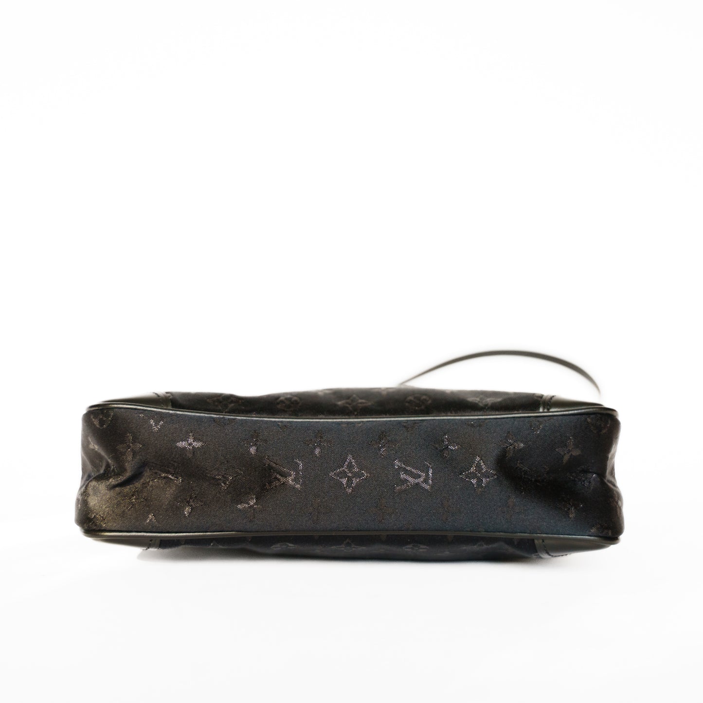 Louis Vuitton Boulogne Mini Black Satin Shoulder Bag 2002