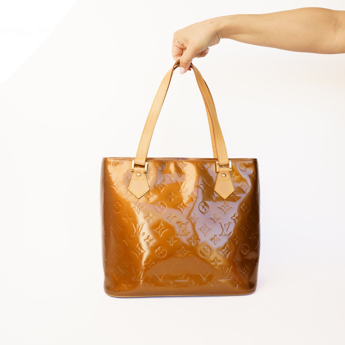 Louis Vuitton Houston Bronze Vernis Bag 300426B27