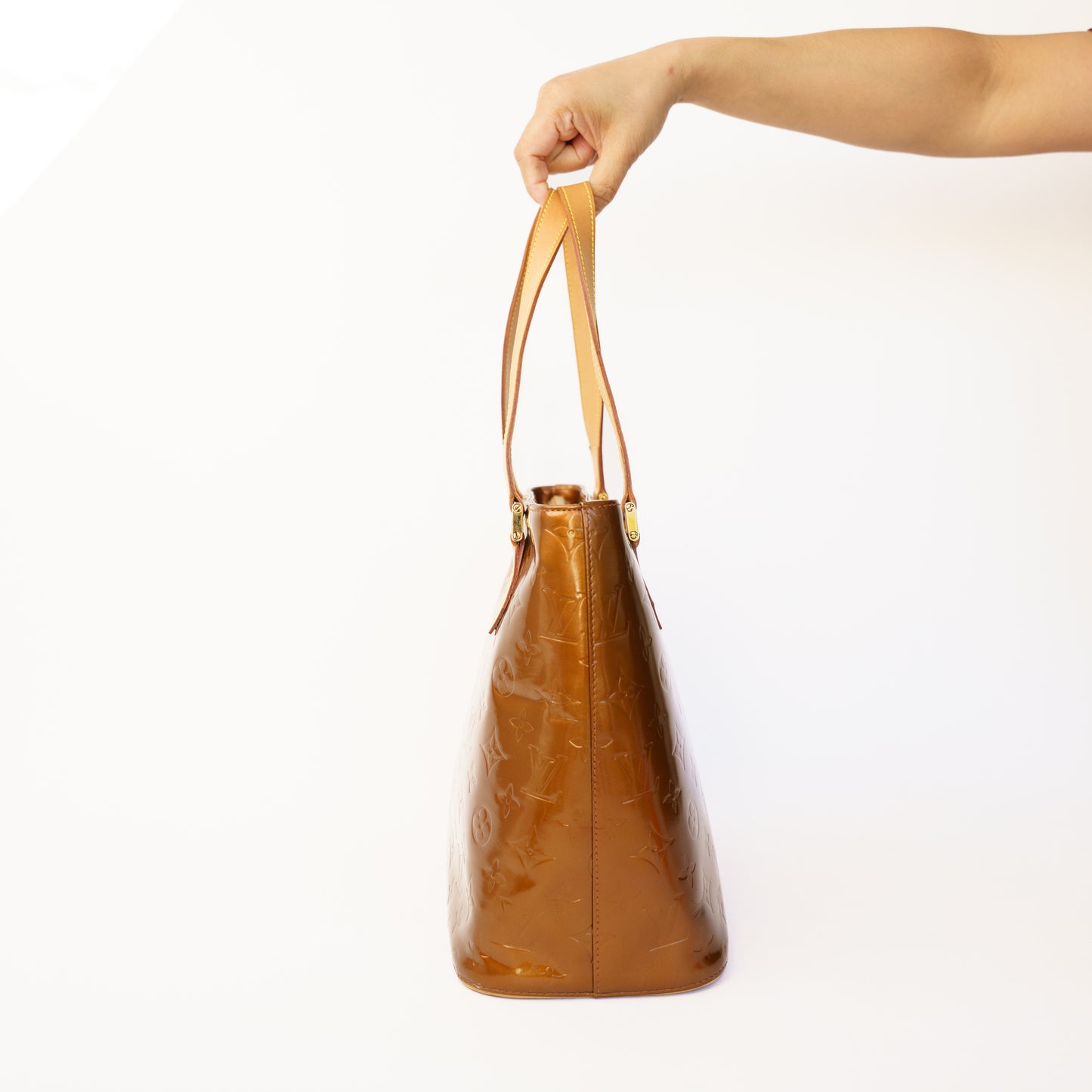 Louis Vuitton Houston Bronze Vernis Bag 300426B27