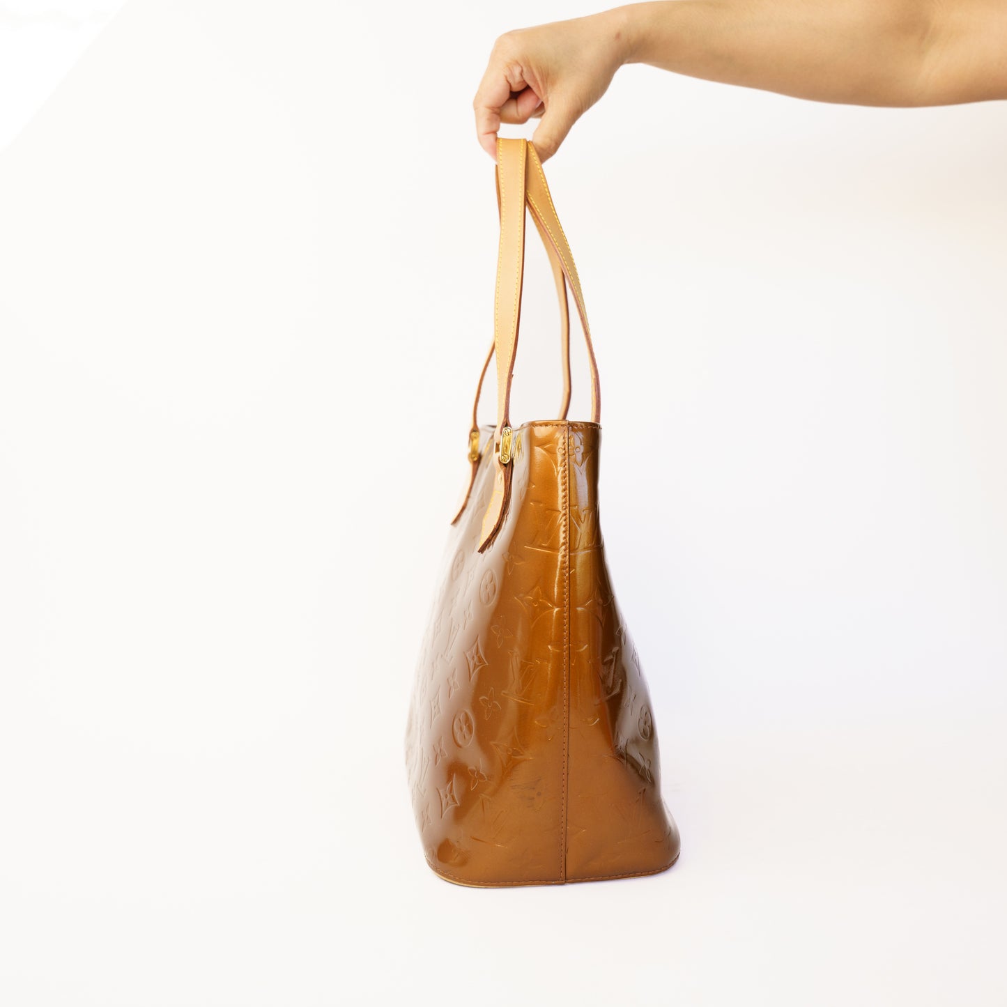 Louis Vuitton Houston Bronze Vernis Bag 300426B27
