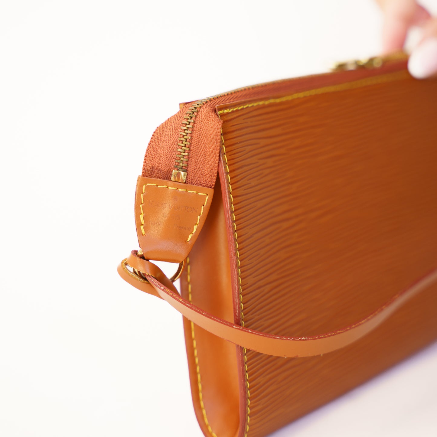 Louis Vuitton Pochette Accessoires in Cognac Epi Leather 300426B20