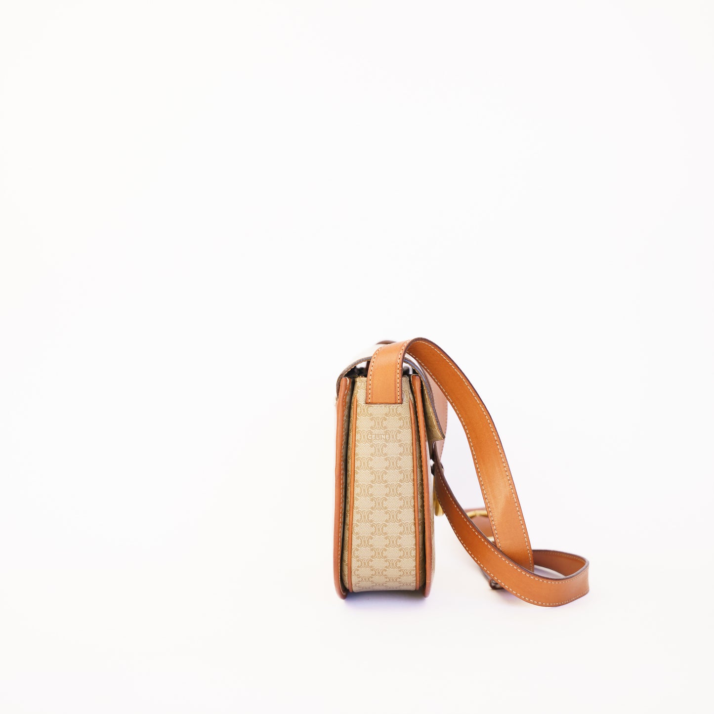 Celine Macadam Horsebit Shoulder Bag 300426B12