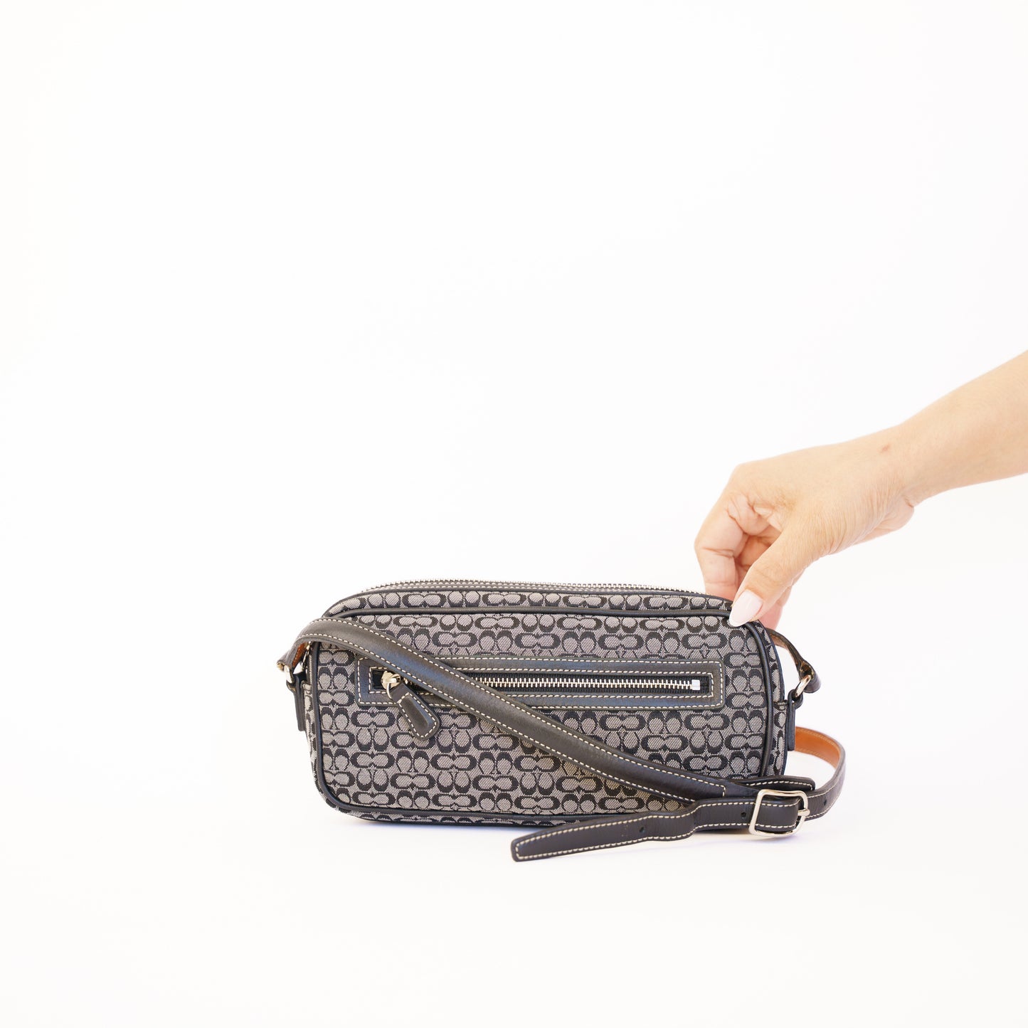 Coach Mini Signature 6341 Canvas Shoulder Bag 300426B14