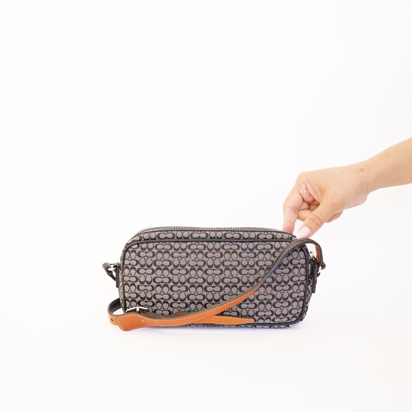 Coach Mini Signature 6341 Canvas Shoulder Bag 300426B14