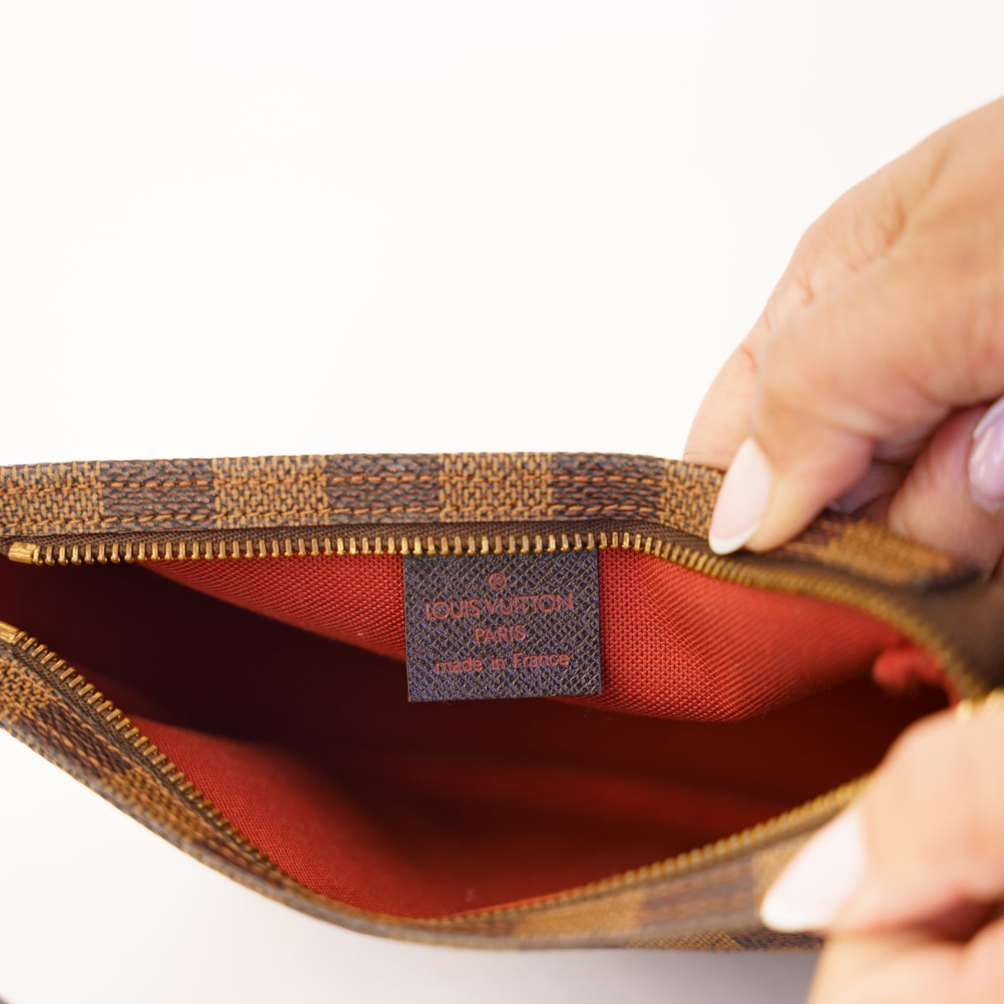 Louis Vuitton Trousse Pochette in Damier Ebene NO0918 300426B22