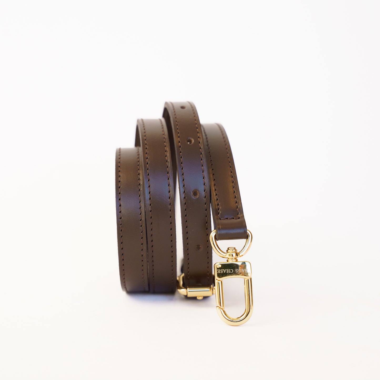 Brown Ebene Leather Replacment Strap 15mm