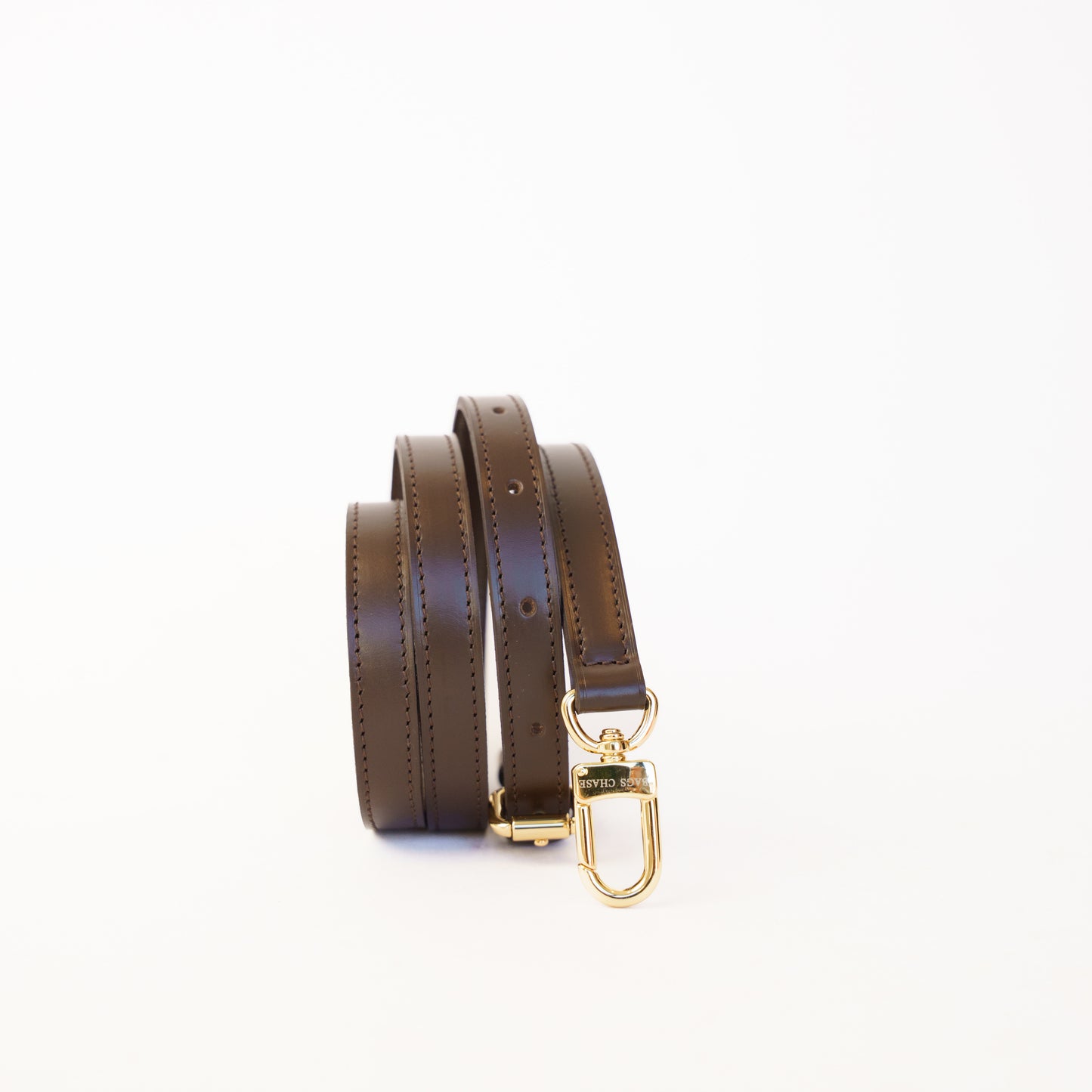 Brown Ebene Leather Replacment Strap 15mm