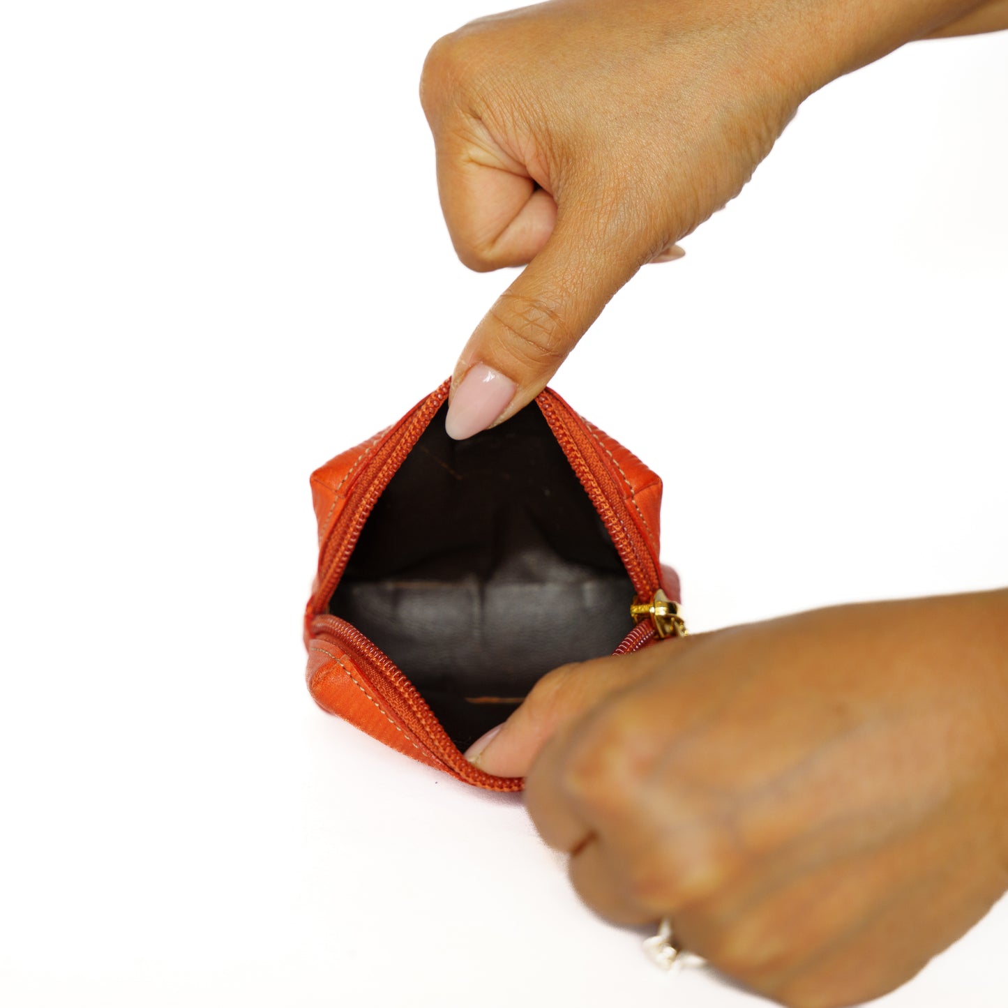 Loewe Coin Purse in Orange 101225B88