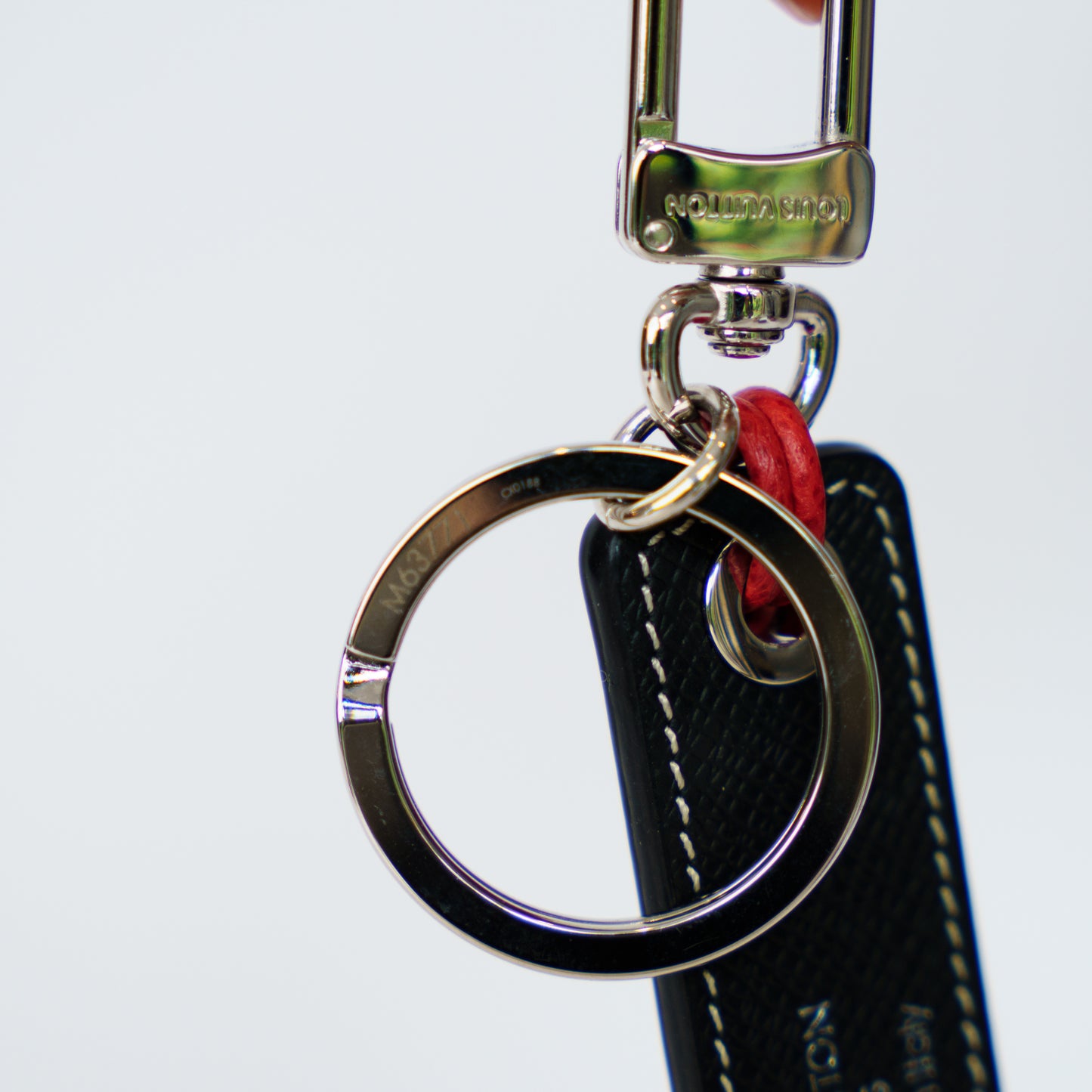 Louis Vuitton Taiga Porte Cles Tab Alps Bag Charm Keychain