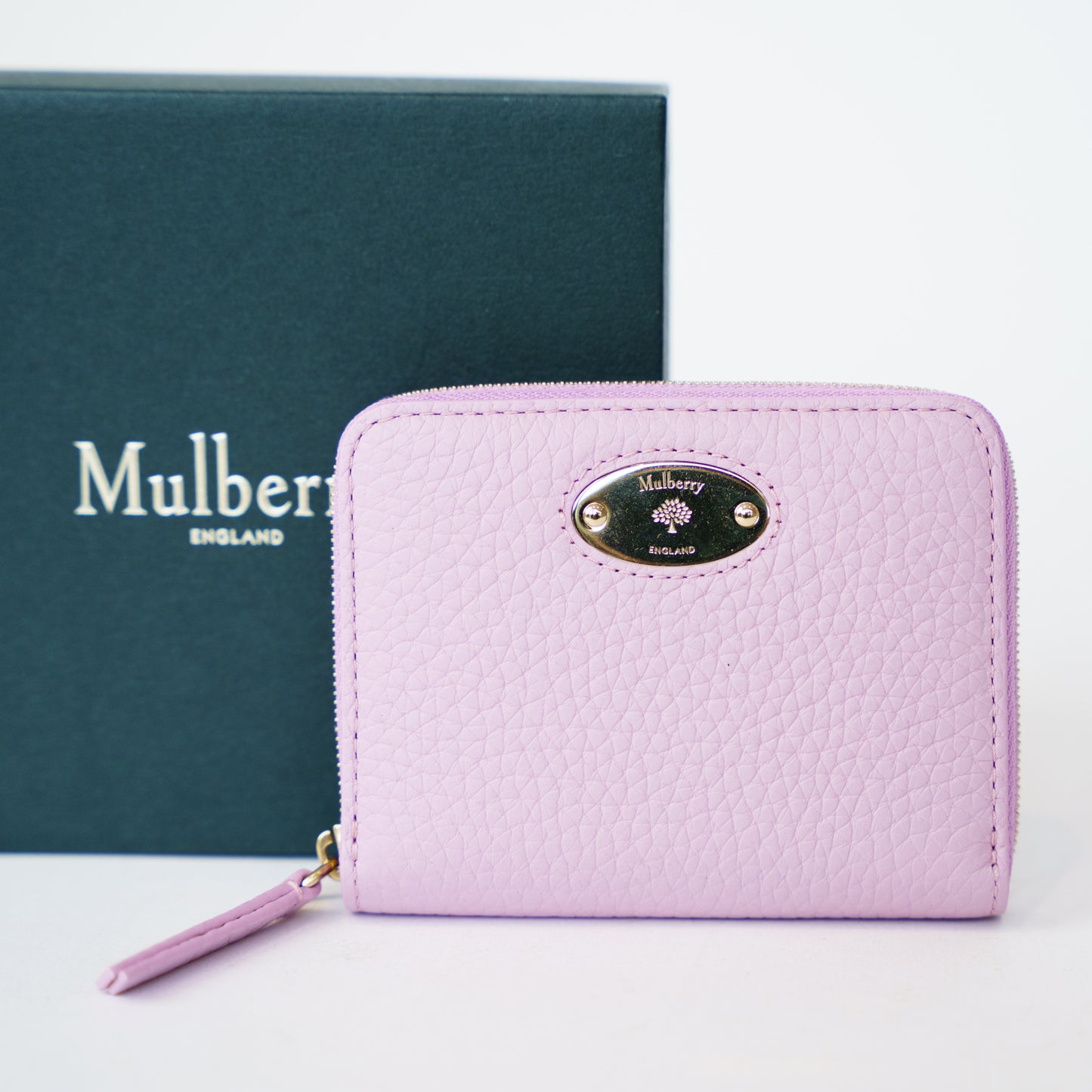 Mulberry Mini Zippy Wallet Light Purple