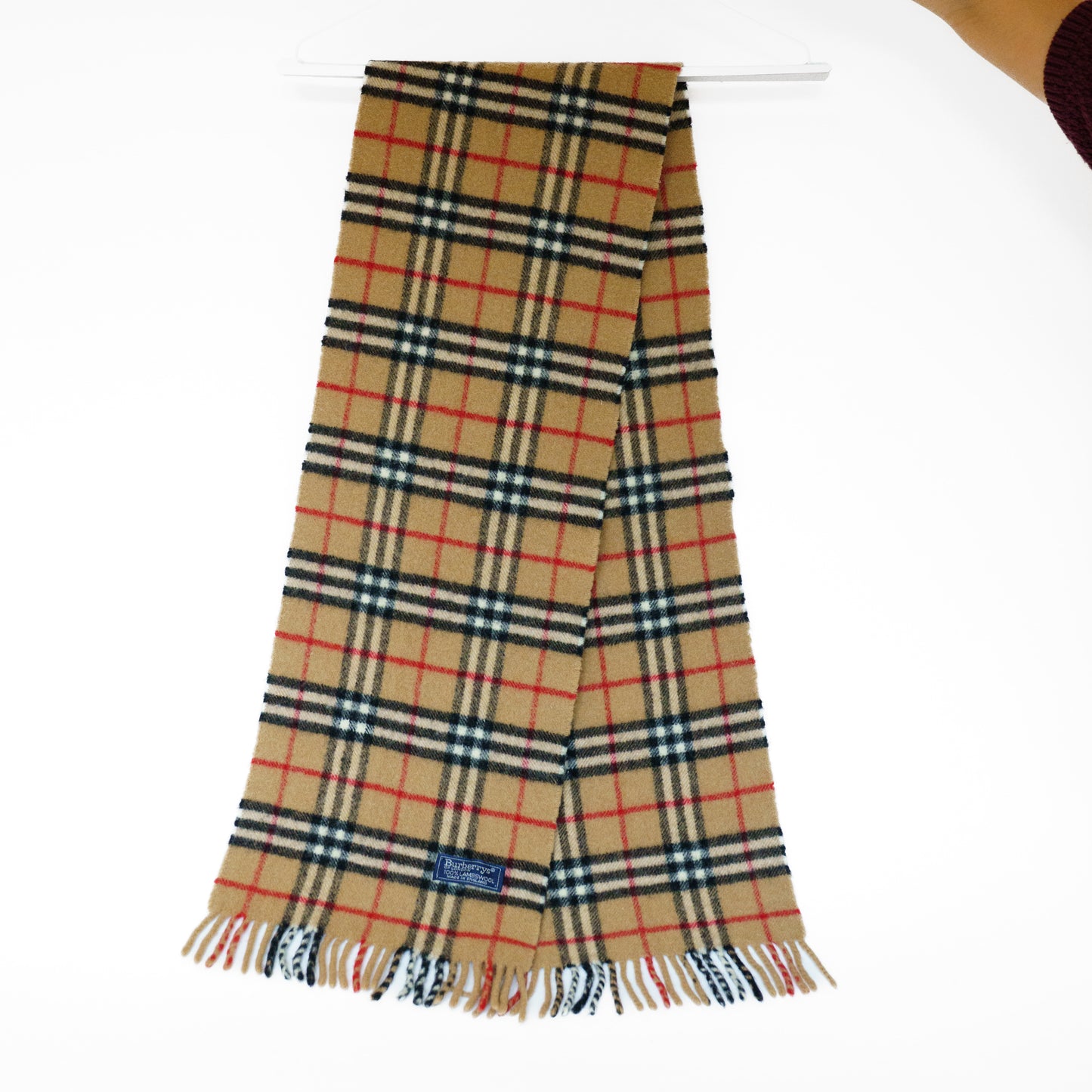 Burberry Beige Check Scarf 271125B01