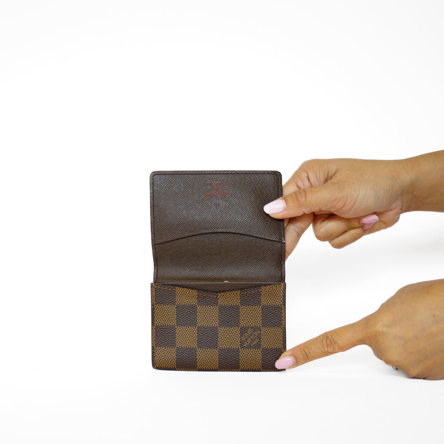 Louis Vuitton Card Holder Business Card Holder in Damier Ebene 271125B12