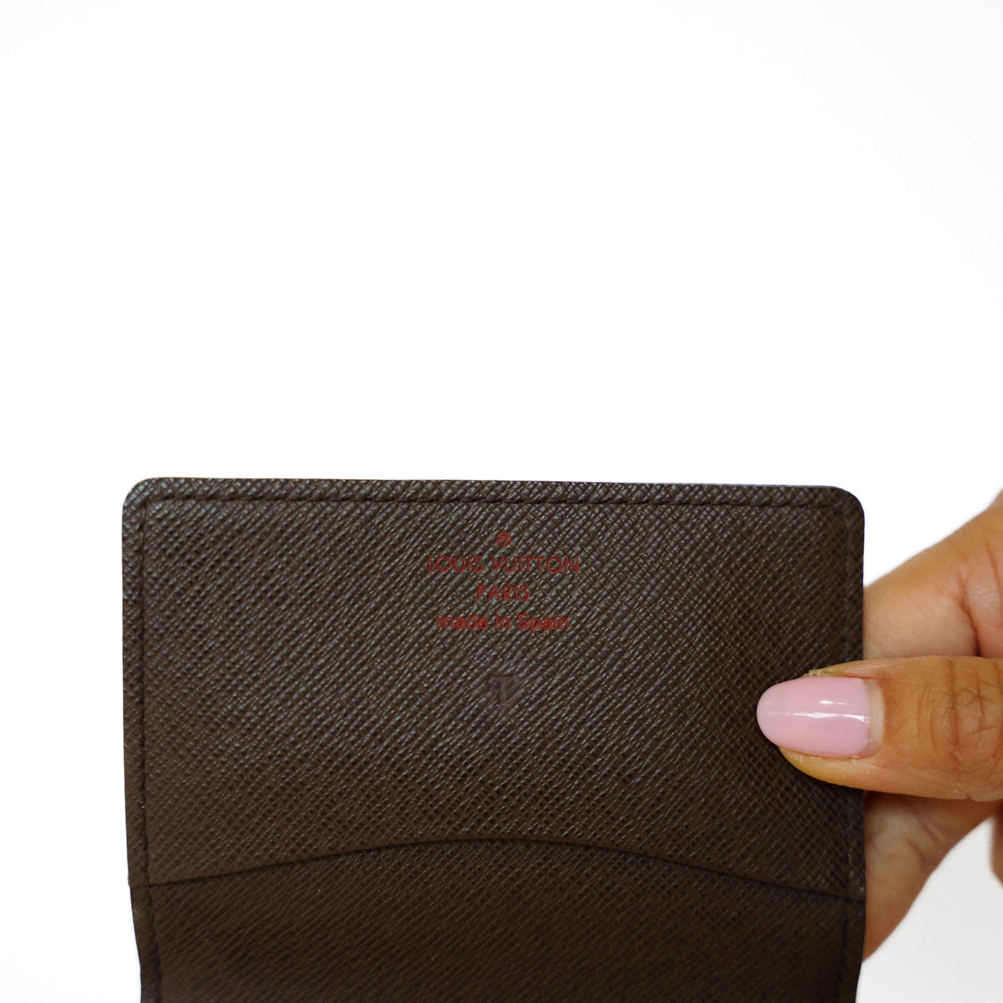 Louis Vuitton Card Holder Business Card Holder in Damier Ebene 271125B12