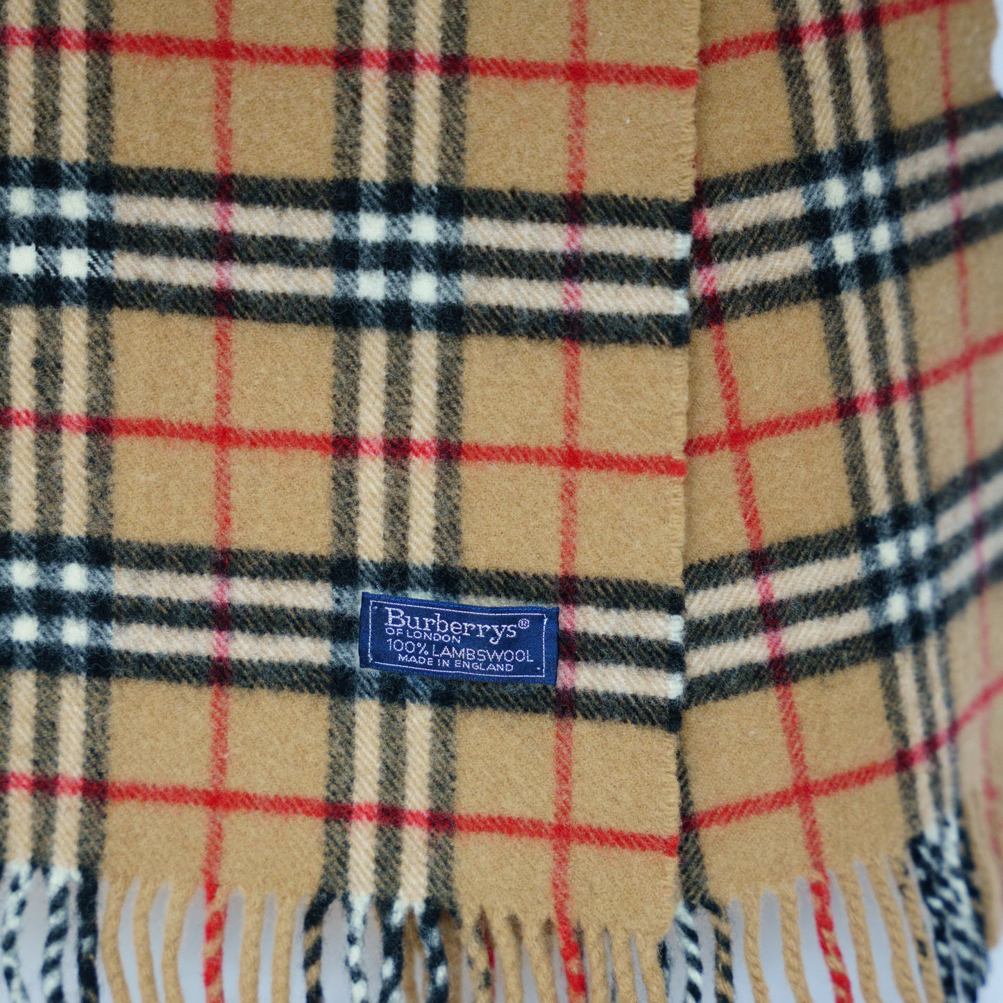 Burberry Beige Check Scarf 271125B01