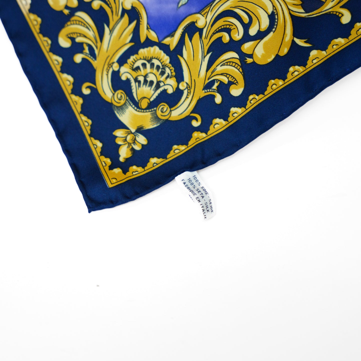 Chanel Silk Scarf in Multicolor Print Large Square 271125B40