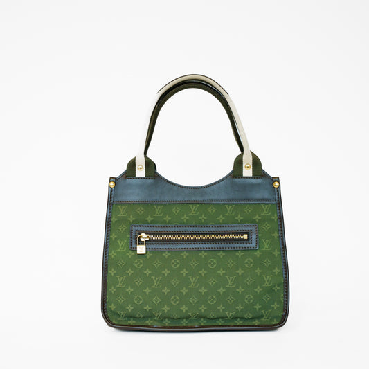 Louis Vuitton Kathleen Shoulder Bag in Green Mini Lin 271125B04