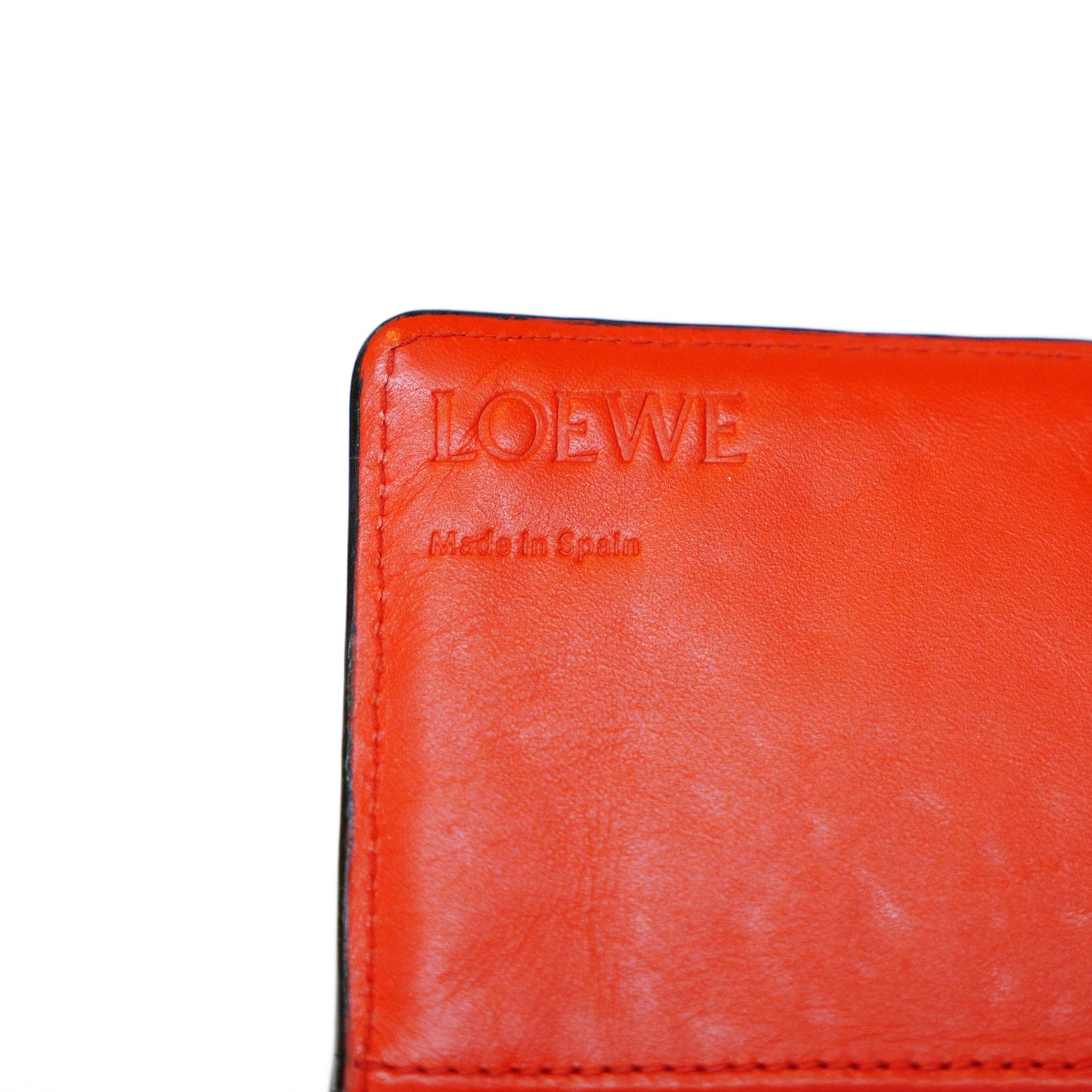Loewe Anagram Compact Purse in Red 271125B48