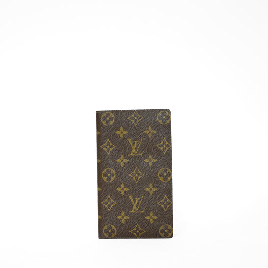 Louis Vuitton Bifold Wallet Passport Holder in Monogram Canvas 271125B30