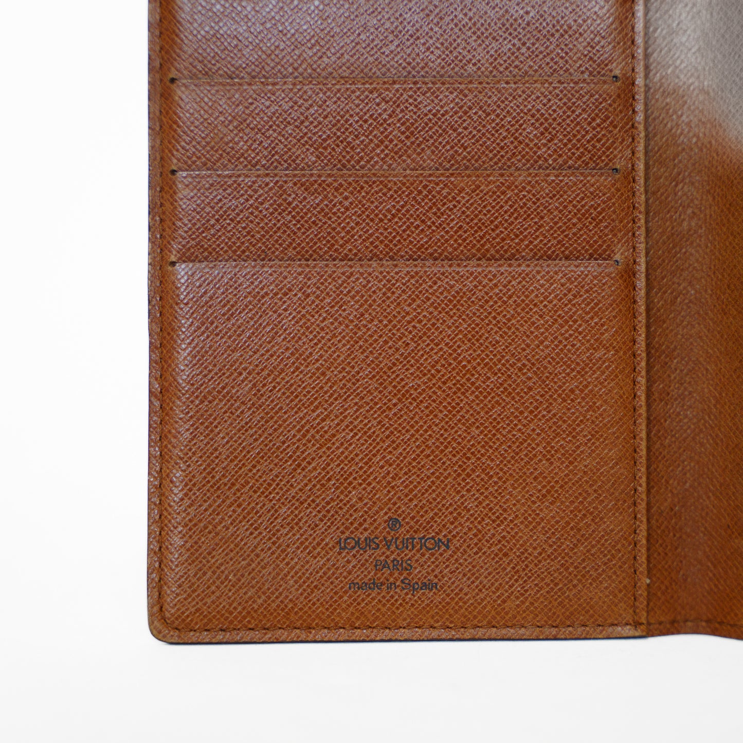 Louis Vuitton Bifold Wallet Passport Holder in Monogram Canvas 271125B30