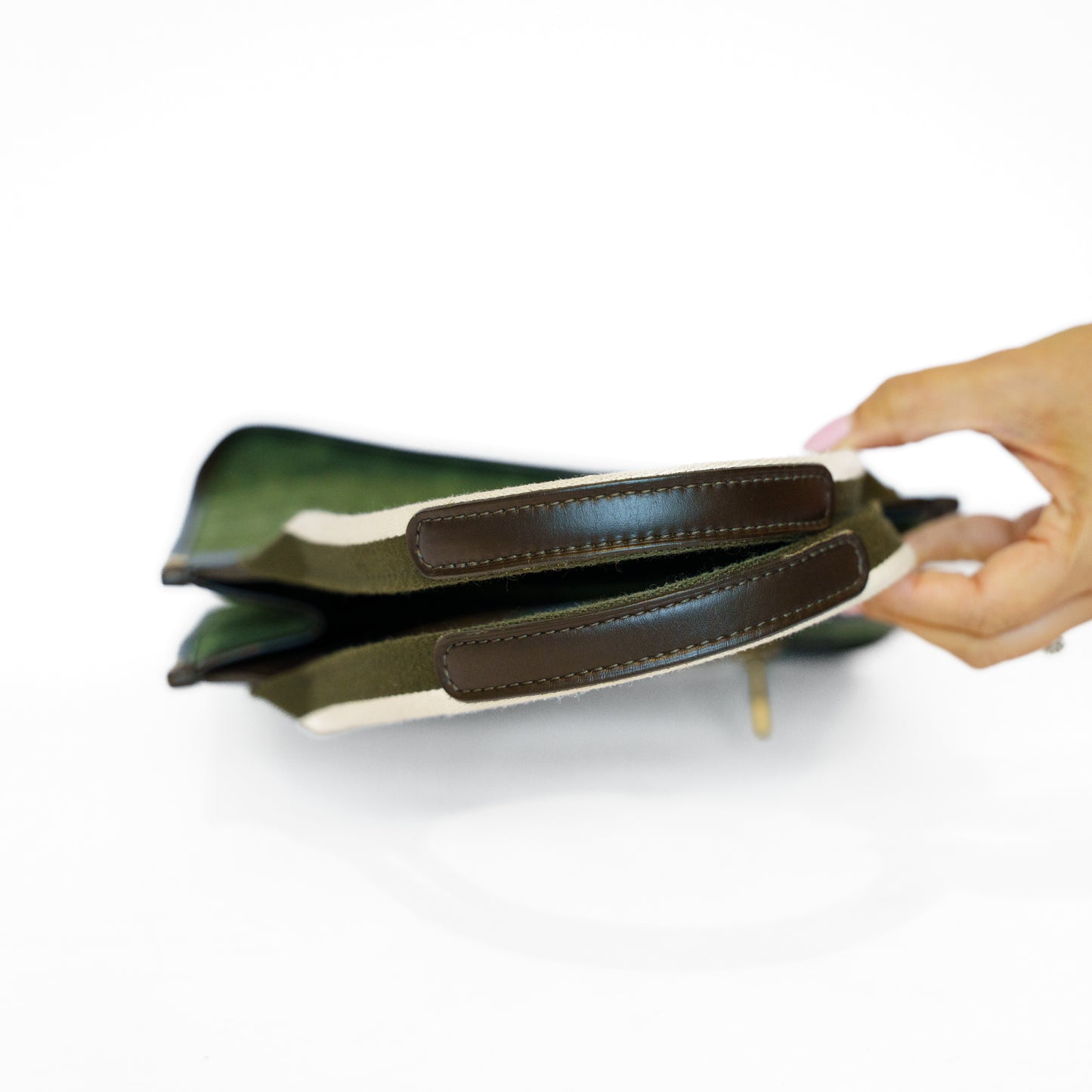 Louis Vuitton Kathleen Shoulder Bag in Green Mini Lin 271125B04