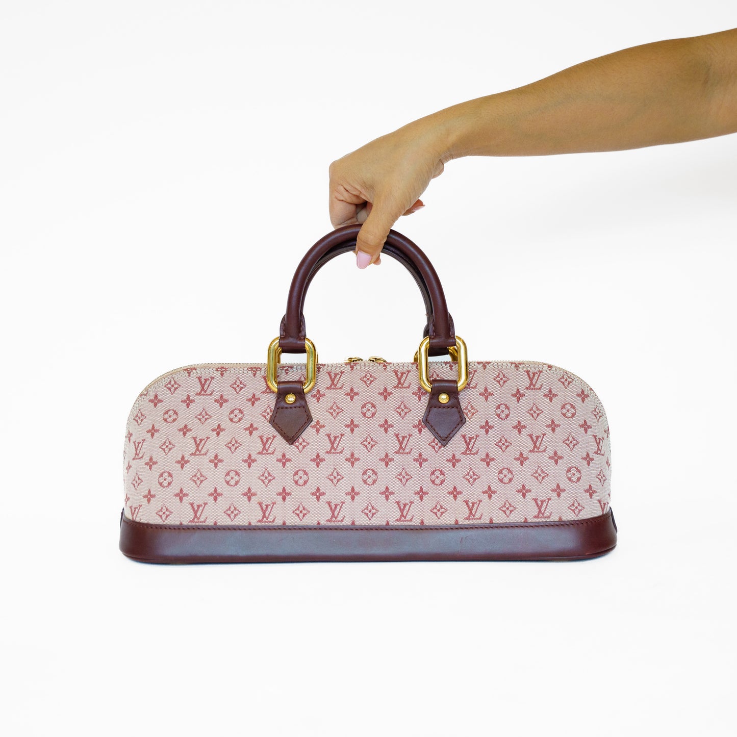 Louis Vuitton Mini Alma Ron in Burgundy 271125B05